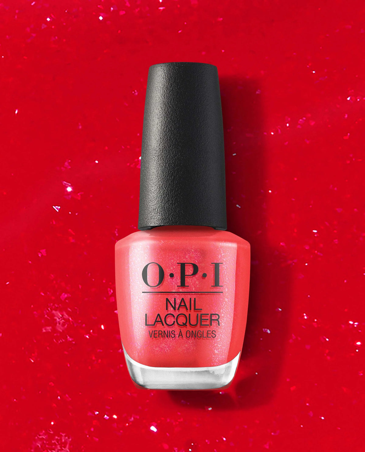 Nail Lacquer Left Your Texts on Red