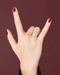 Gel Nail Polish Got the Blues for Red